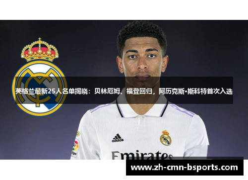 英格兰最新25人名单揭晓：贝林厄姆、福登回归，阿历克斯·斯科特首次入选