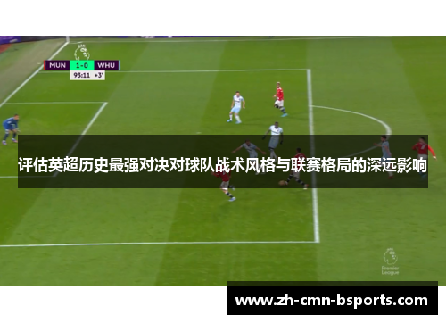 评估英超历史最强对决对球队战术风格与联赛格局的深远影响